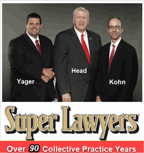 Atlanta criminal lawyers Larry Kohn, Cory Yager, and Bubba Head have a combined 90 years of courtroom experience defending clients facing DUI, sex crimes, and other criminal charges, both misdemeanor and felony.