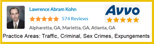 Larry Kohn has over 28 years experience as a top-rated Alanta criminal defense attorney who has over five hundred 5-star reviews. Larry can help you with DUI, sex crimes, drug charges, domestic violence, theft, and assault.