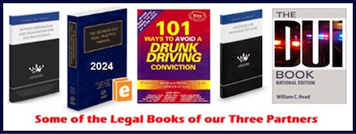 Hit & run lawyers Larry Kohn and Corey Yager have written legal books about DUI and other Georgia traffic violations. Many Atlanta lawyers refer to these books when they are building a solid defense for their clients.