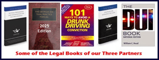 Our three best criminal defense lawyers in Atlanta have authored and co-authored many legal books on GA DUI law, and even 101 Ways to Avoid a Drunk Driving Conviction.