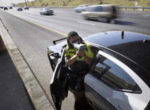 Georgia speeding ticket citation issued during a traffic stop.