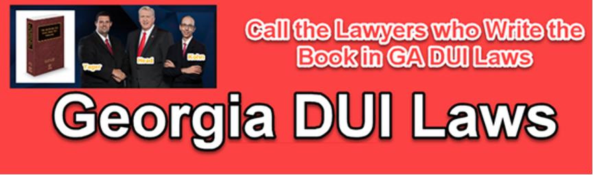 The Georgia DUI lawyers who write the leading DUI book for Georgia DUI laws.