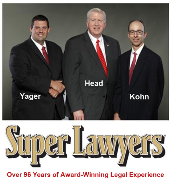 Atlanta criminal defense lawyers Larry Kohn, Cory Yager, and Bubba Head have over 96 years of combined courtroom litigation experience. All types of criminal cases are handled professionally including DUI, sex crimes, assault, theft, gun laws, and drug possession.